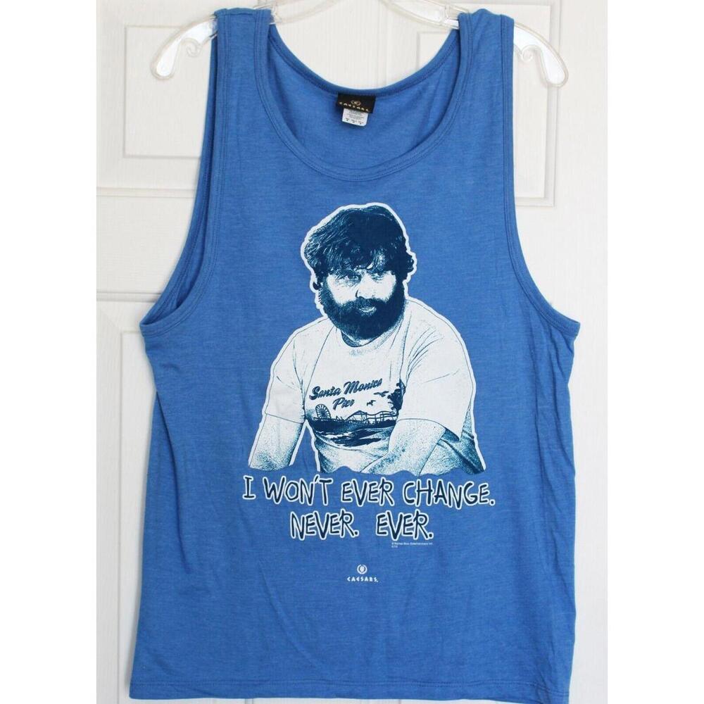 The Hangover III Alan wont Ever Change Santa Monica Caesars Palace Tank Top XL